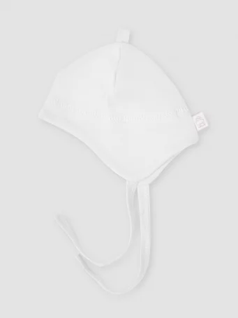 Шапочка на завязках "Молочные берега"