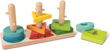 Игрушка Монстрики, три вида фигур (круг, треугольник, квадрат)