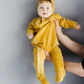 Велюровый комбинезон Mjölk Mustard