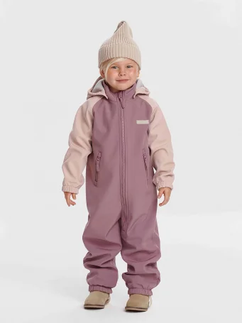 Комбинезон Leokid Softshell Lilo, Plum Pink