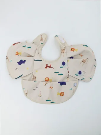 Нагрудник детский непромокаемый (zoo) 