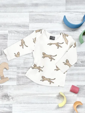 Футболка с длинным рукавом Mjölk Гепарды