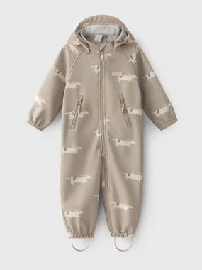 Комбинезон Leokid Softshell Lilo (Beige Woof)