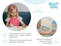 Мини-коврики детские противоскользящие для ванной и пальчиковые краски, 4+4 шт.