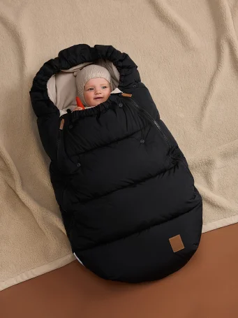 Конверт в коляску Leokid Olaf (Black Coal)