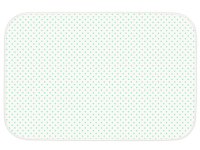 Клеенка подкладная с ПВХ-покрытием ROXY-KIDS 68х100 см, цвет бирюзовый горошек