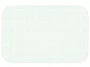 Клеенка подкладная с ПВХ-покрытием ROXY-KIDS 68х100 см, цвет бирюзовый горошек