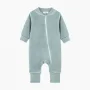 Велюровый комбинезон Mjölk Baby Blue, на манжетах