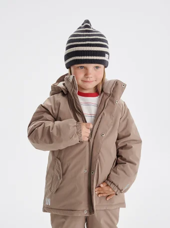 Куртка демисезонная Leokid Liam (mink brown)