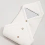 Демисезонный конверт-одеяло Mimibaby молочный