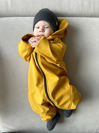 Комбинезон демисезонный Softshell, Тёмная горчица