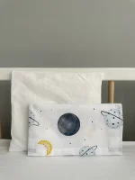 Комплект подушка для новорожденного с наволочкой, Планеты