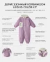 Демисезонный комбинезон Leokid Color Kit "Purple Fin"