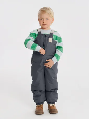 Полукомбинезон утепленный Leokid Onni, Deep gray