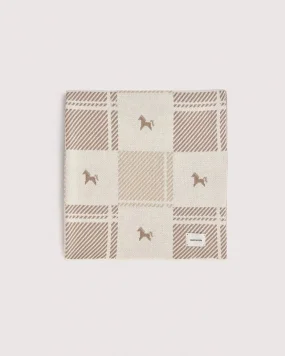 Плед детский Лошадки, Кремовый