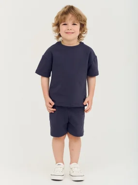 Комплект футболка и шорты, Графит