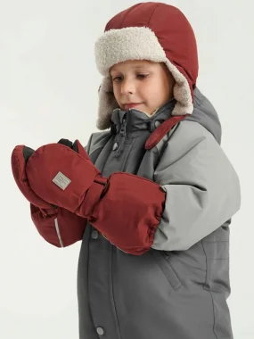 Варежки Leokid Color Block “Redwood”
