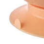 Тарелка на присоске с крышкой и ложечкой, цвет персиковый