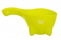 Ковш детский мягкий для мытья головы и купания DINO SAFETY SCOOP от ROXY-KIDS, цвет зеленый