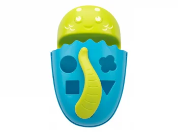 Органайзер детский ковш для ванной для игрушек и для купания DINO от ROXY-KIDS, цвет голубой