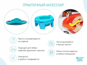 Вкладка универсальная для дорожных горшков, Мятная