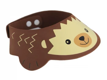 Козырек для купания ребенка и мытья головы детский защитный ROXY-KIDS Коричневый ёжик