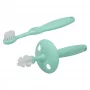 Щётка детская зубная с ограничителем массажер для десен для малышей ROXY-KIDS, цвет бирюзовый