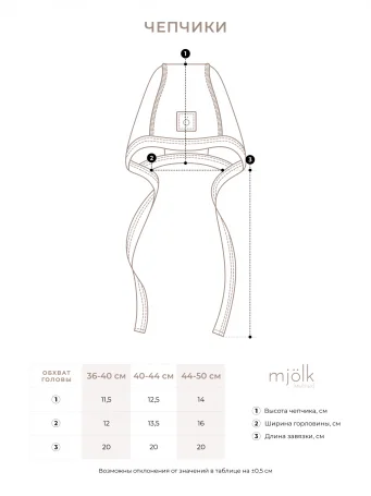 Чепчик Mjölk Ночное небо