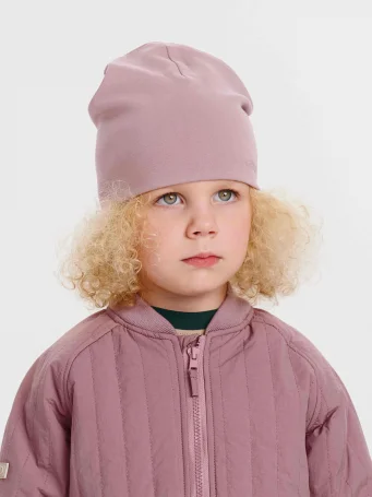 Трикотажная шапка Leokid Light, Plum pink