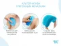 Губка антибактериальная детская массажер для купания ROXY-KIDS Овал, цвет голубой