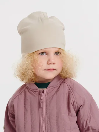 Трикотажная шапка Leokid Light, Almond milk