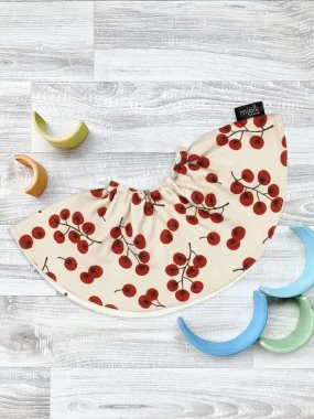 Двусторонний нагрудник Mjölk Cherry Tomatoes