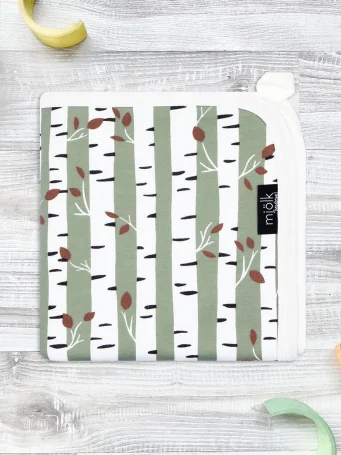 Двусторонний плед Mjölk Birch Trees