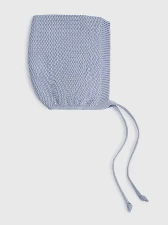Шапочка Elf из хлопка вязаная, Небесная