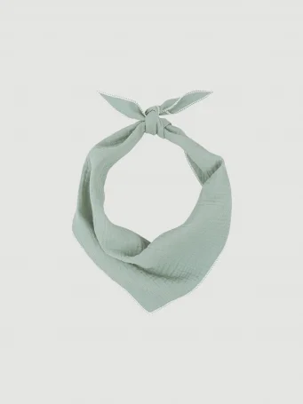 Платочек Mjölk Gray Blue из муслинового хлопка