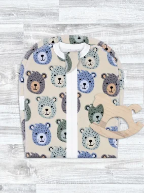 Пелёнка-кокон Mjölk Grizzly Bears
