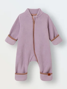 Комбинезон из флиса "Cute", Лаванда-грей