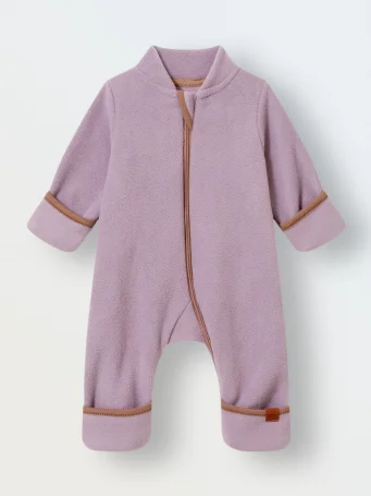 Комбинезон из флиса "Cute", Лаванда-грей