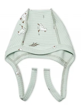 Чепчик швы наружу Рубчик RinaAmari Утята, Нефрит