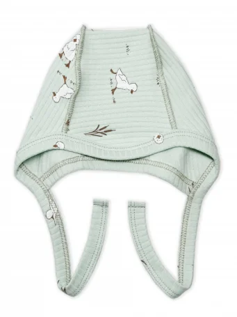 Чепчик швы наружу Рубчик RinaAmari Утята, Нефрит