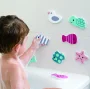 Развивающие игрушки наклейки для ванной "Водный мир" 