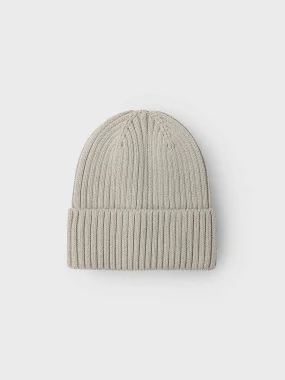 Вязаная шапка Leokid Beanie (Almond milk)