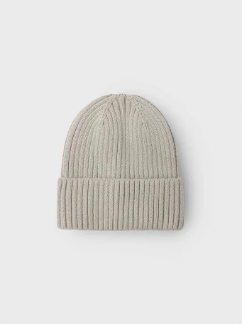 Вязаная шапка Leokid Beanie (Almond milk)