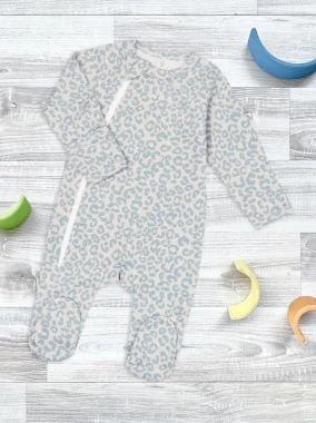 Комбинезон Mjölk Sleep and Play Blue Leopard