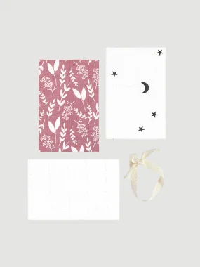 Сет из 3х муслиновых салфеток Mjölk Botanica/White/Ночное небо