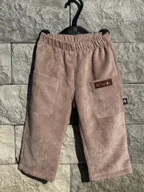 Вельветовые брюки-шаровары Тауп Грей