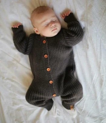 Вязаный комбинезон Woolly, Графит