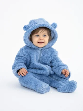 Комбинезон утепленный "Мишка" sky