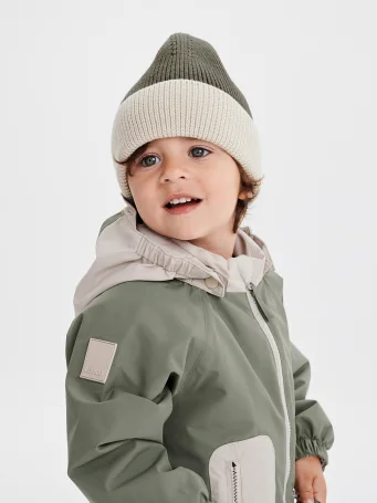 Шапка вязаная бини Leokid Veya, Ivy green