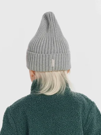 Вязаная шапка Leokid Beanie (Ash Gray)